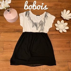 Bobbi’s black /white dress